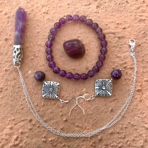 Set! Embrace Your Spiritual Side! Vibrant Amethyst